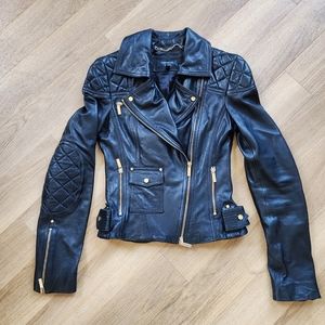 Karen Millen Leather Biker Jacket
